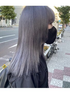 ボアップ 松山店(boappu) #ブリーチ#グレー#カラー