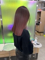 ナンバー 天王寺(NUMBER) ◆ピンクショコラカラー/小顔カット/艶カラー/髪質改善
