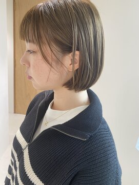 ソイル(soil) 透明感ショートバングボブ