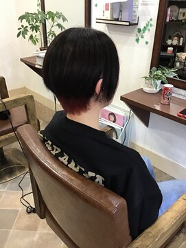 パームヘアー(Palm hair) ショート×デザインカラー