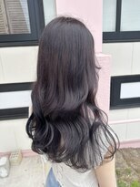 ワークスヘアー(WORKS HAIR)&nbsp;暗髪  ラベンダーグレー