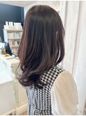 福山人気caaryトレンドヘアショコラブラウン巻き髪モテ髪20代