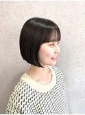 大人可愛い小顔前下がりボブ×ナチュラルボブ×ミニボブ20代30代