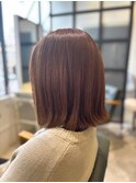 切りっぱなしボブ/20代30代40代/大橋