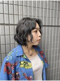 クリームパーマ/スパイラルパーマ/切りっぱなしボブ/ベルボブ