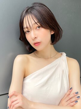 トルネード(TORNADO) 韓国ボブ くびれボブ切りっぱなしボブ 額下ボブ M0805表参道