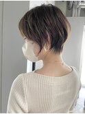 くびれ大人ショートヘア 30代40代50代【広尾/恵比寿】担当 濱口
