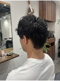 刈り上げなしメンズパーマ