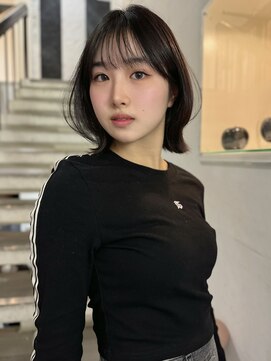 アクシス 栄店(`AXIS) AXIS北野 小顔黒髪ボブウルフ