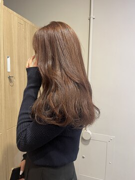 ローレンジウ(LOREN JU) 透明感髪質改善ベージュダブルカラーミルクティーグレージュ