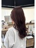 【透明感とツヤ】ダメージケアカラー+デトックストリートメント￥9350→￥8800