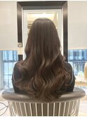コテ巻きパーマ韓国パーマゆるめパーマ韓国ヘアロングパーマ