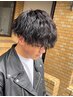 メンズカット+スパイラルパーマ¥9900