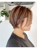 ショートボブ/30代40代50代ヘアスタイル