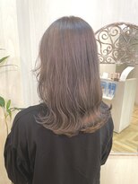 ルーム 郡山店(ROOM)&nbsp;ブリーチ1回~ラベンダーグレージュ×髪質改善カラー◎