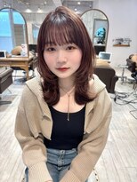 リコバイアフロート(riko by afloat)&nbsp;レイヤーカット/アースカラー/耳掛け/フェミニン[stylist竹田]