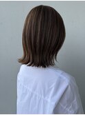 イルミナカラー×脱白髪染めハイライト