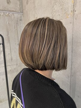 プラスシー(+C) 大人の素敵なハイライトカラー！福岡ハイライト/福岡白髪ぼかし