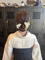 アチーブティルスマートサロン 豊川末広通店(achieve till Smart Salon)&nbsp;和装ヘアセット大人可愛いシニヨンまとめ髪お団子ヘア