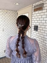 フェリーチェ(Felice) タイトヘア　ツイン編みおろし　参列ヘア