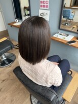 レアレア ヘアアンドライフ(LeaLea)&nbsp;着物ヘア/大人ガーリー/ダークアッシュ/似合わせカット/伊丹