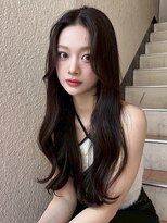 ヘアプレイスソル (HAIR PLACE SoL)&nbsp;韓国レイヤー/顔周りカット/ダークショコラ