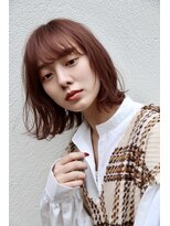 キサイ バズ(kisai BUZZ) ニュアンスパーマ/ピンクブラウンカラー/中目黒kisai BUZZ