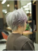 【醍醐/六地蔵】白髪染め卒業/ミセスに似合うショートレイヤー