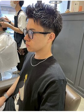 アップバング/スパイキーショート/メンズショート/越谷