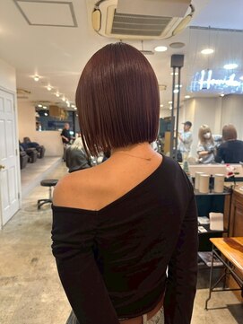 ヘアーブレイス(hair brace) 千葉駅/着物ヘア/大人ガーリー/ダークアッシュ/似合わせカット