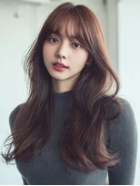 ダル 渋谷/表参道(DAL.)&nbsp;顔周りカットハッシュカットダークブラウンワンホンレイヤー韓国