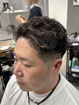 オーバルバイアピッシュ(OVARL by apish)&nbsp;メンズショートパーマ/ラルフカール/フェードカット