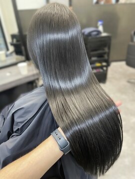 スターズレイ 本川越(STARS ray) 髪質改善 アッシュグレージュ 艶髪 縮毛矯正 美髪 透明感カラー
