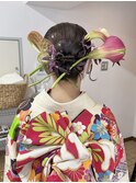 卒業式ヘアセット