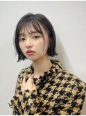 外ハネボブでつくる大人の抜け感ヘア