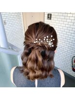 ソノ(sono)&nbsp;ハーフアップ ボブヘアセット お呼ばれヘア イベントヘア
