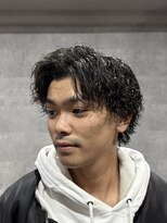 バーバーハウス ラヴィ 阿佐ヶ谷店(Barber House Lavie)&nbsp;マッシュウルフ×ツイストスパイラルパーマ