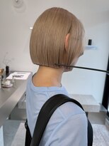 ステン(sten)&nbsp;透明感ミルクティーベージュボブ