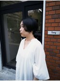 大人ショート透明感カラー【大阪/梅田/中津】