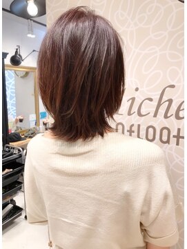 ミッシェル アフロート(michelle afloat) 髪質改善ひし形トップふんわり動き簡単まとまるツヤカーブカット