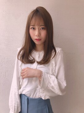 オーロ 西大寺店(ORO) アッシュブラウンのナチュラルワンカール