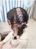 レースアップサイドアップ