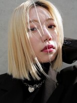 セシルへアー 福岡天神店(Cecil hair)&nbsp;切りっぱなしボブ×外国人風ビタミンカラー