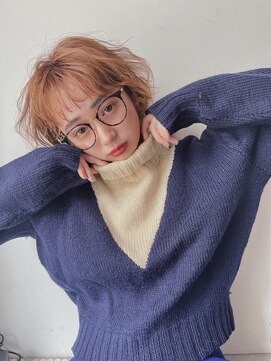 ディッシィ 立川(D'ICI) ボブルフ/カール/こなれハイトーン/プレミアムカラー[立川]