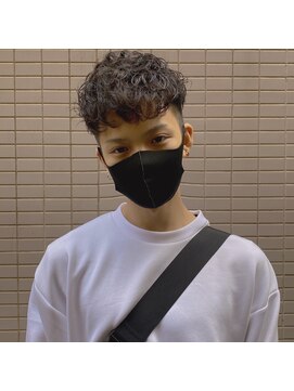 ラフランクリー(la frankly) ソフトツーブロック/刈り上げ/センターパート/ビジネス/ワイルド