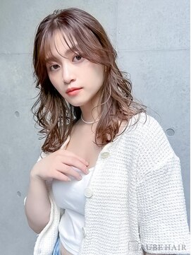 オーブ ヘアー プリモ 盛岡店(AUBE HAIR primo) 20代・30代_垢ぬけミディアムパーマ