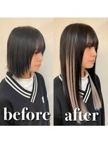 ラッド(Rad)&nbsp;【長さ出し】シールエクステ80本　黒髪×たっぷりホワイト