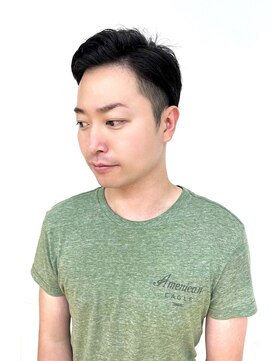 クオリス 上板橋店(QUALIS) 【松本】ビジネスヘア ツーブロック 30代 人気 黒髪 くせ毛