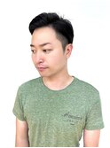 【松本】ビジネスヘア ツーブロック 30代 人気 黒髪 くせ毛