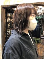 ヘアー クリエイト カルバリ(HAIR CREATE Calbari)&nbsp;ウルフ風レイヤーボブ～ルーズパーマ～
